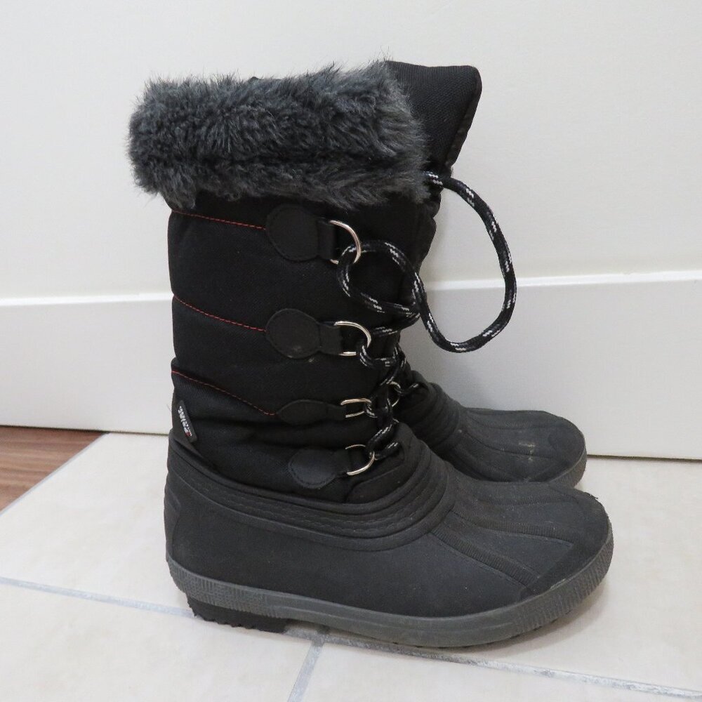 PAJAR Olga Winter Snow Duck Boots in Black Gorpcore Outdoor - Size US 6 - Picture 2 of 16
